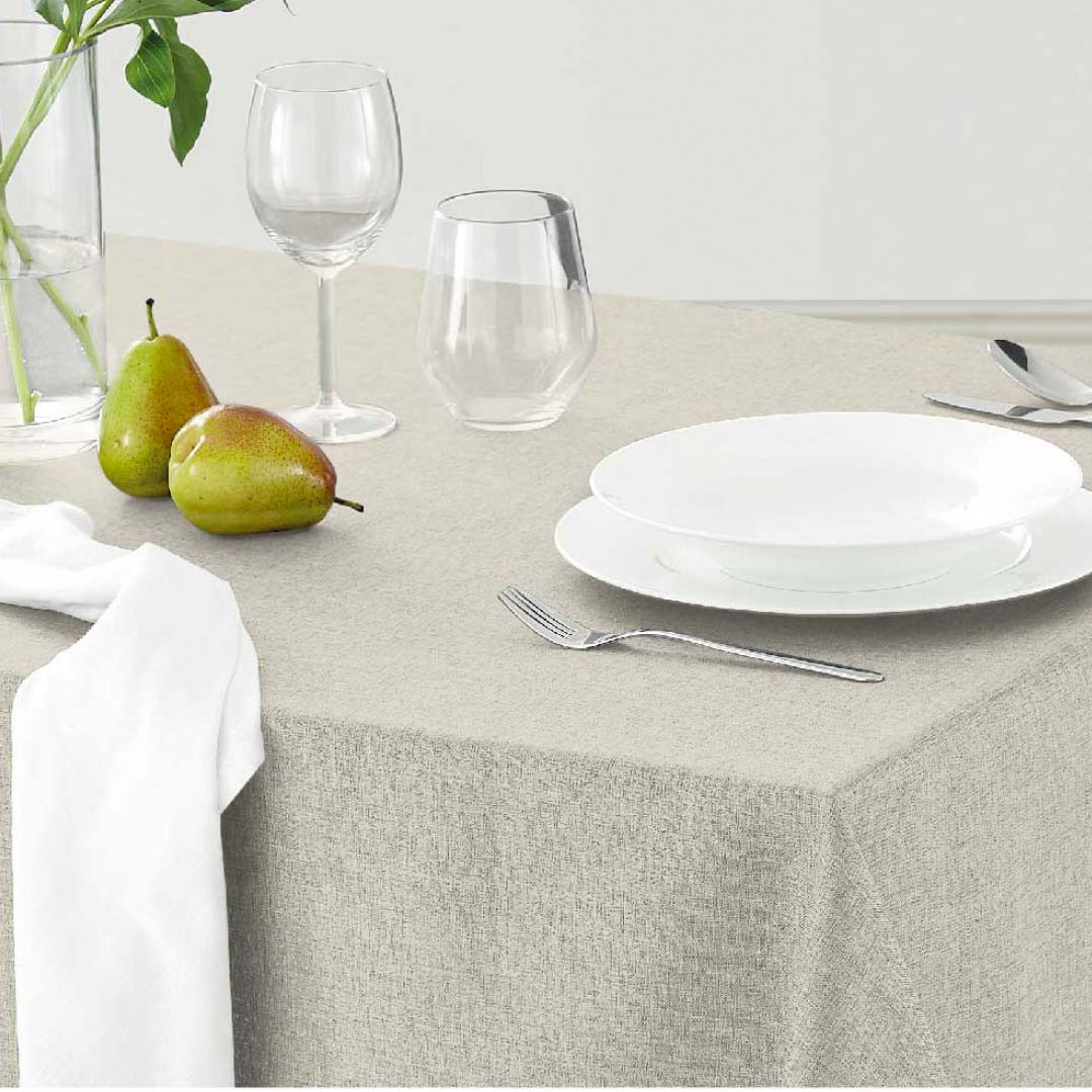 SHOT WATERPROOF STAIN-RESISTANT FABRIC TABLECLOTH