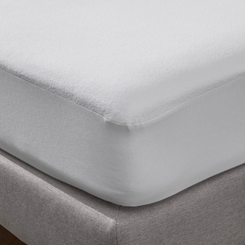BREATHABLE PLASTICIZED TERRY MATTRESS COVER