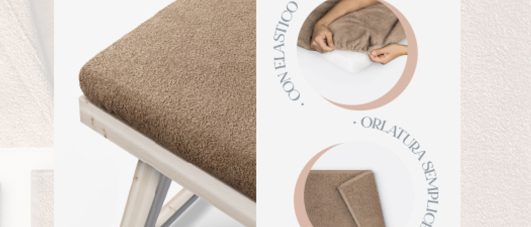 TELO DA MASSAGGIO CON ELASTICO PER SPA E CENTRI BENESSERE