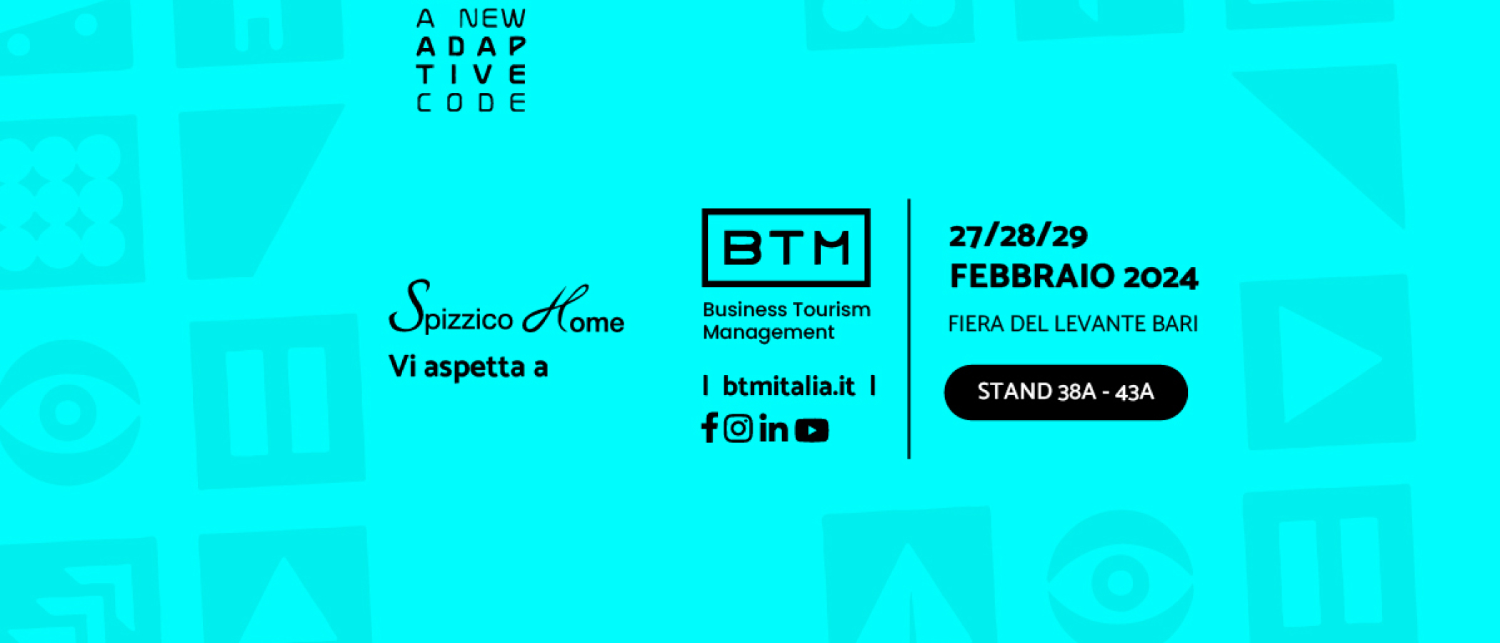 SPIZZICOHOME.IT AL BTM 2024, LA FIERA DEL TURISMO A BARI DAL 27 al 29 FEBBRAIO