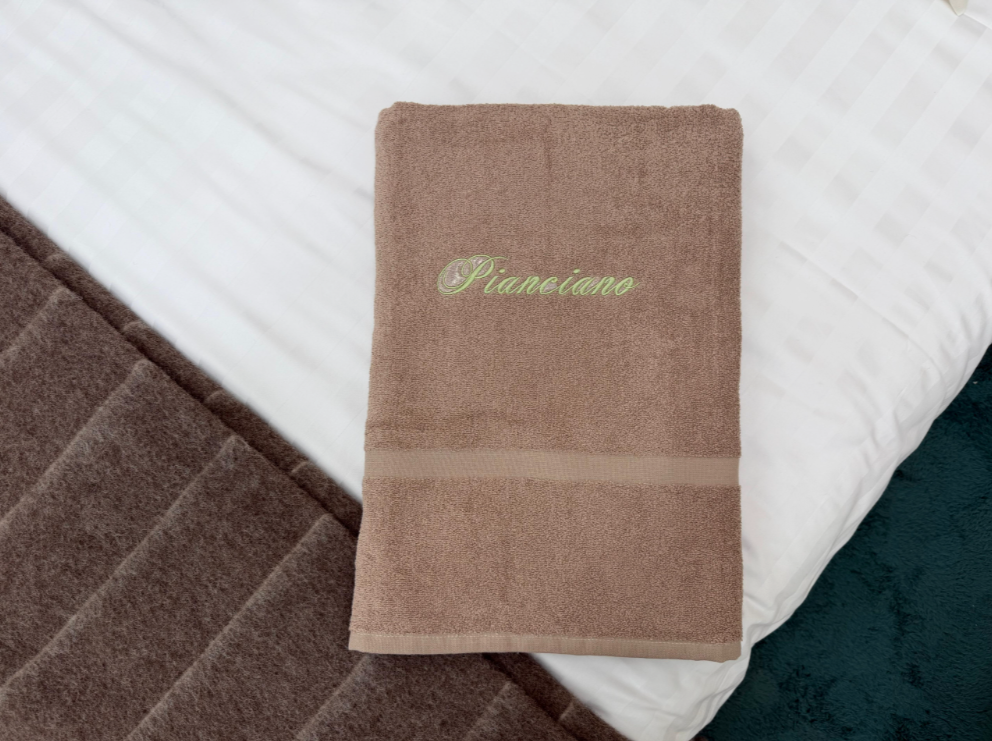 Teli Piscina personalizzati con Logo per Hotel Pinciano 