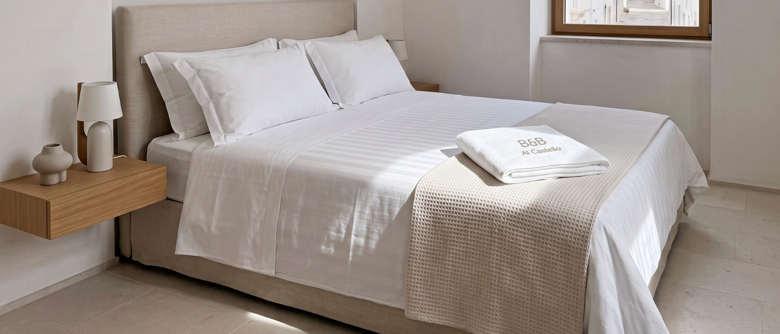 Biancheria Personalizzata con Logo per B&B Al Castello