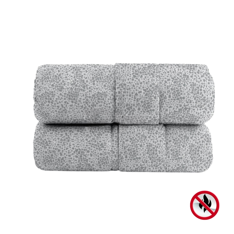 TRAPUNTA IGNIFUGA STAMPATA INVERNALE MINIMAL