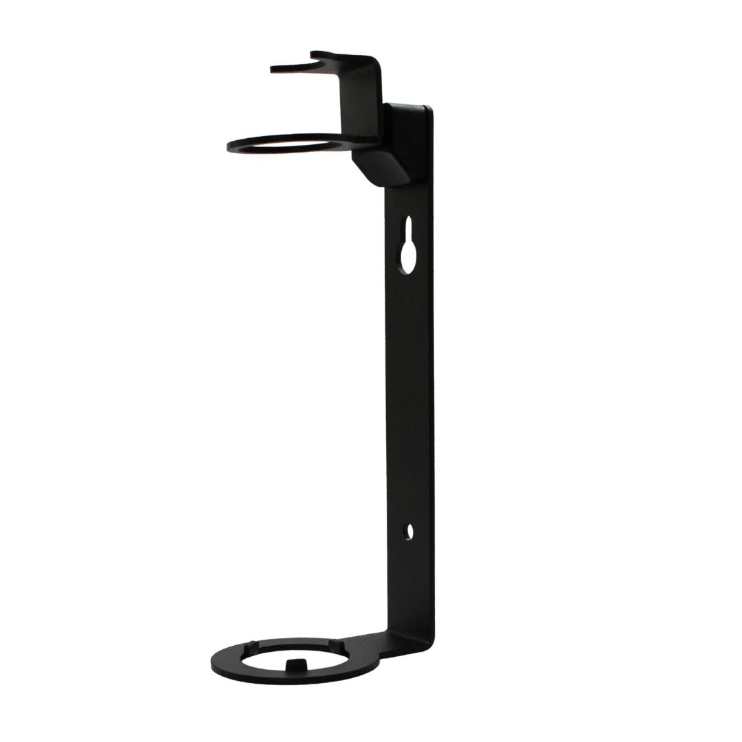 STAFFA ACCIAO NERO PORTA DISPENSER 300ML