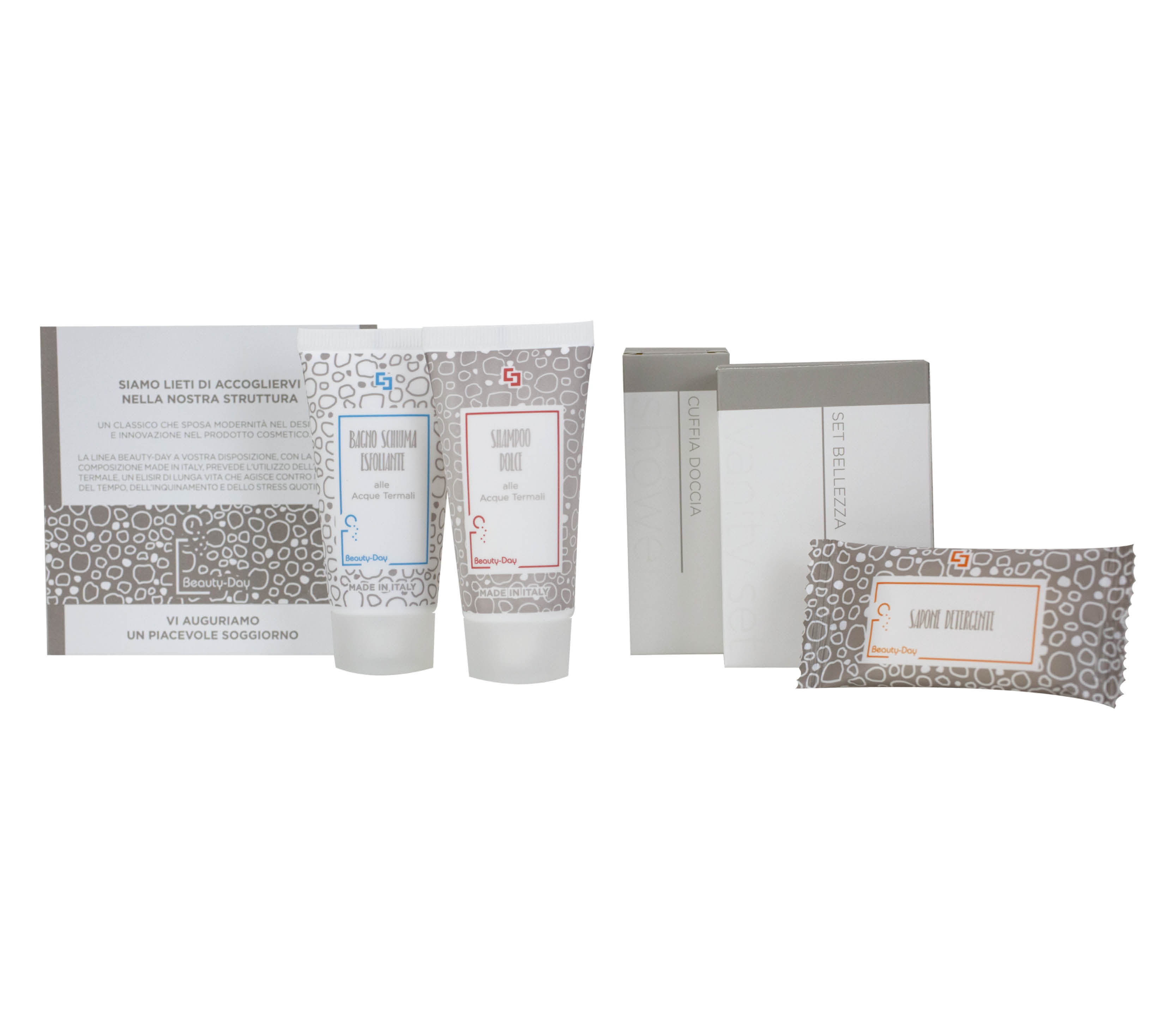 KIT IN BOX 35 OSPITI LINEA CORTESIA BEAUTY-DAY ITALY