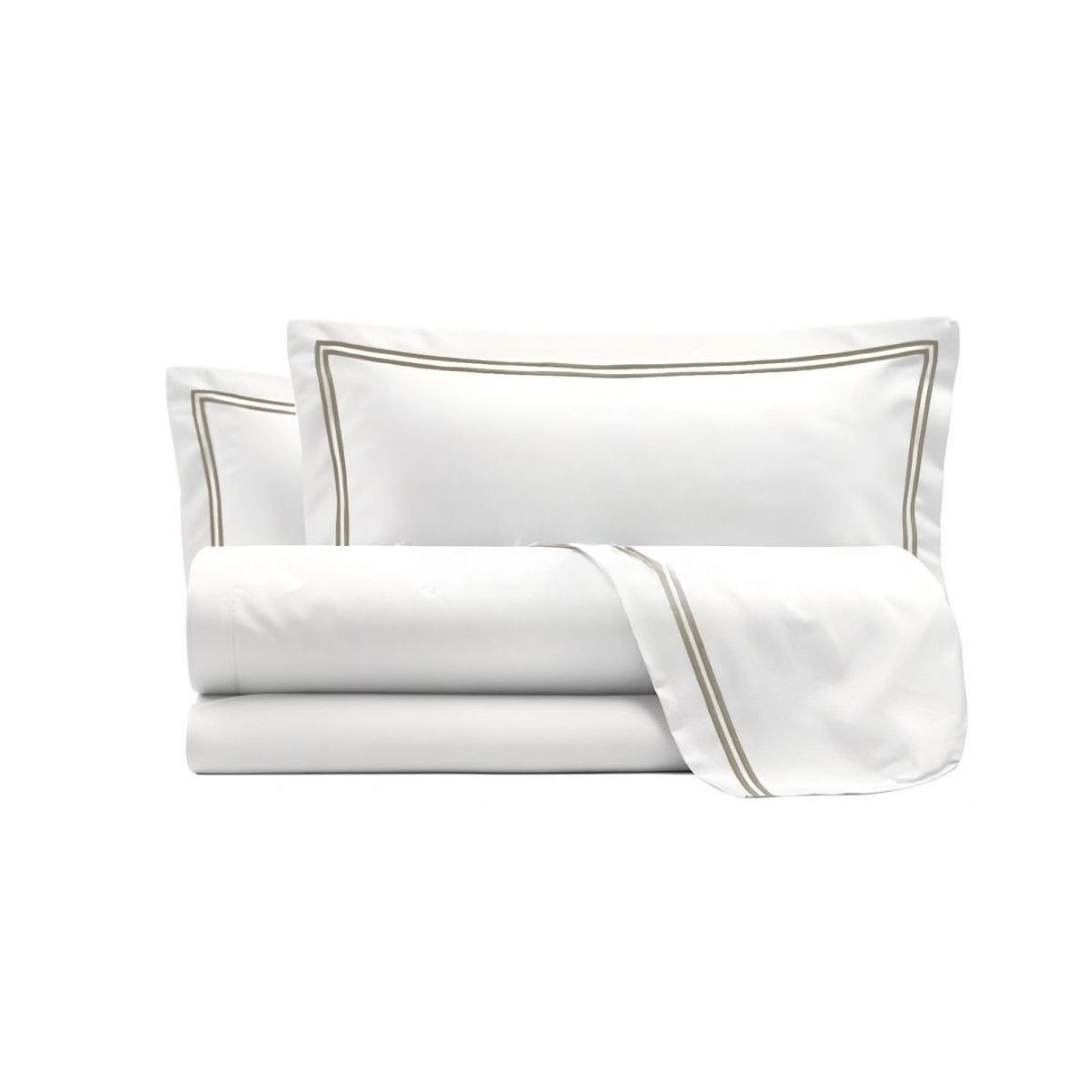 COMPLETO LETTO IN RASO E CORDONETTO
