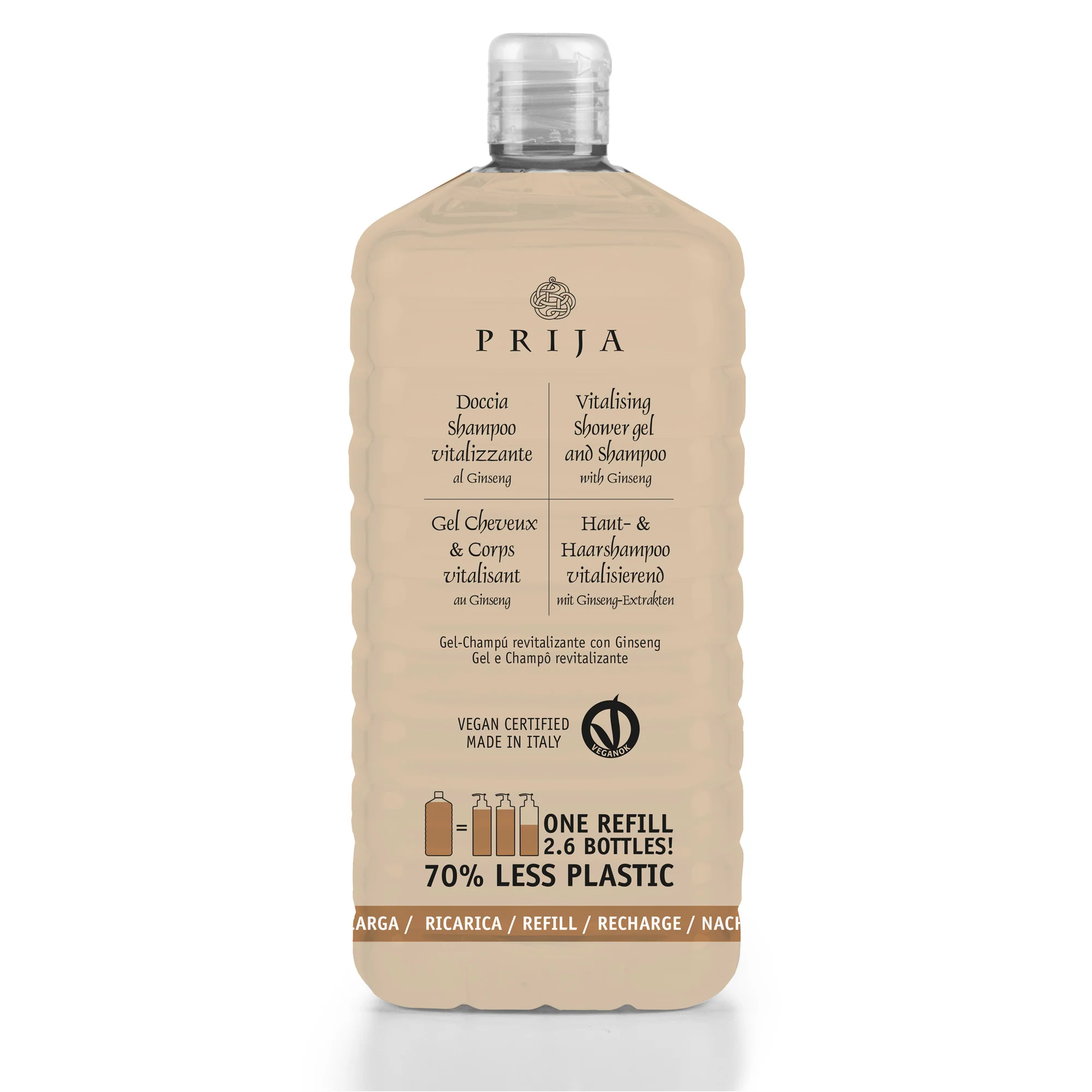 PRIJA REFILL DOCCIASHAMPOO AL GINSENG 1LT