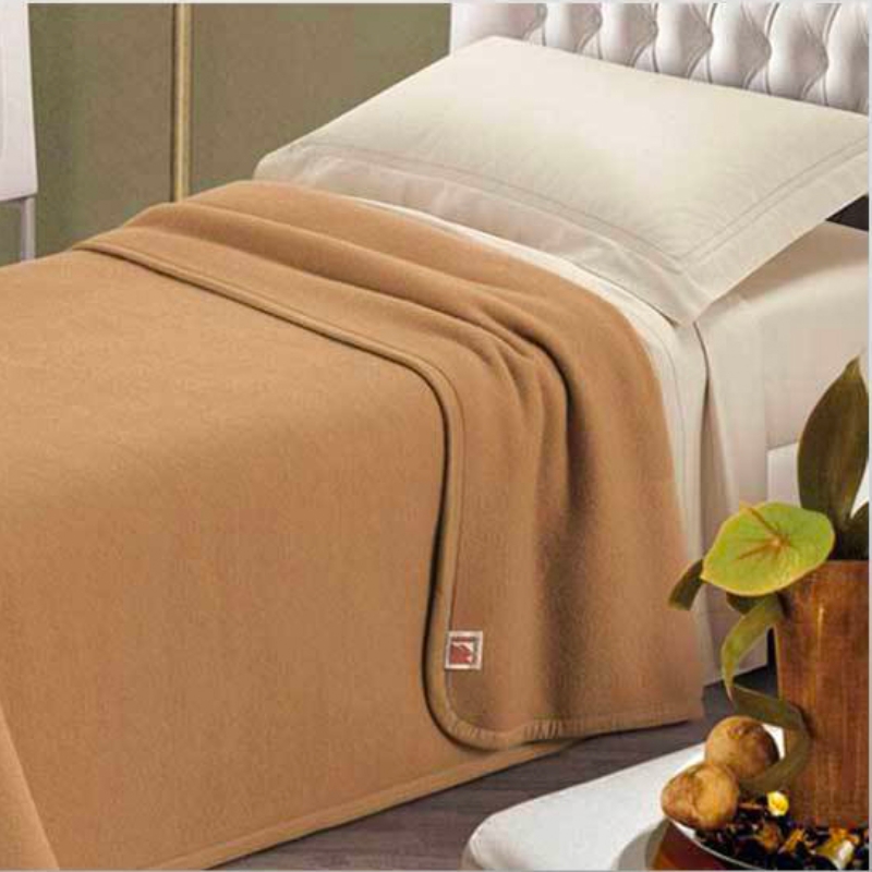 COPERTA IGNIFUGA MISTO LANA 450gr CAMMELLO 