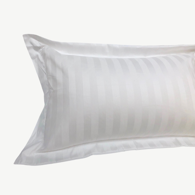 SATIN WIDE STRIPE PILLOWCASE