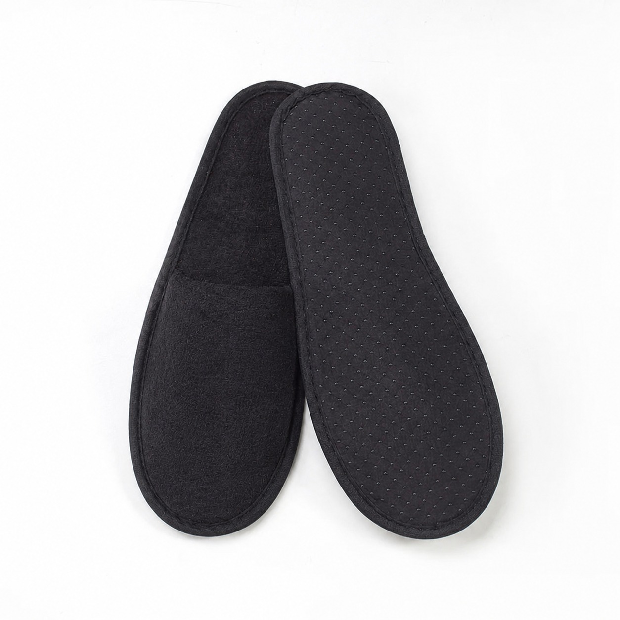 PANTOFOLA SPUGNA LUX NERA ECO FRIENDLY