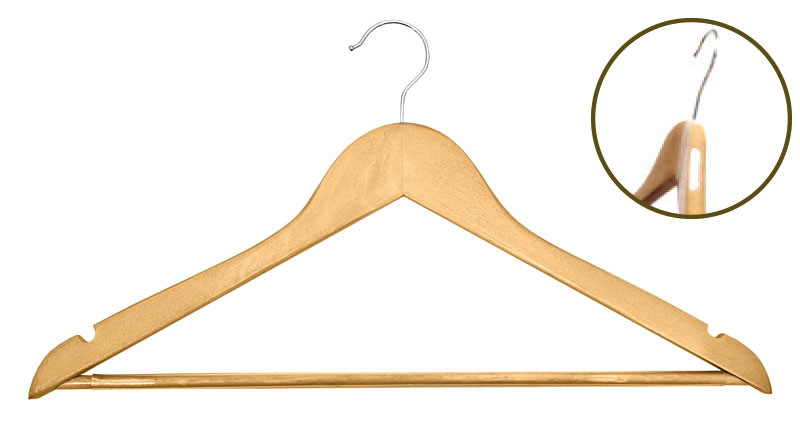 Appendiabiti Multifunzione In Legno Con 8 Ganci A U: Organizzatore Salvaspazio Per Reggiseni, Canottiere, Cravatte E Sciarpe