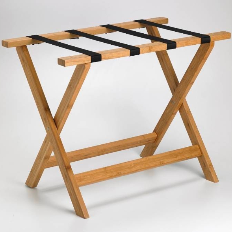 WOODEN LUGGAGE RACK 