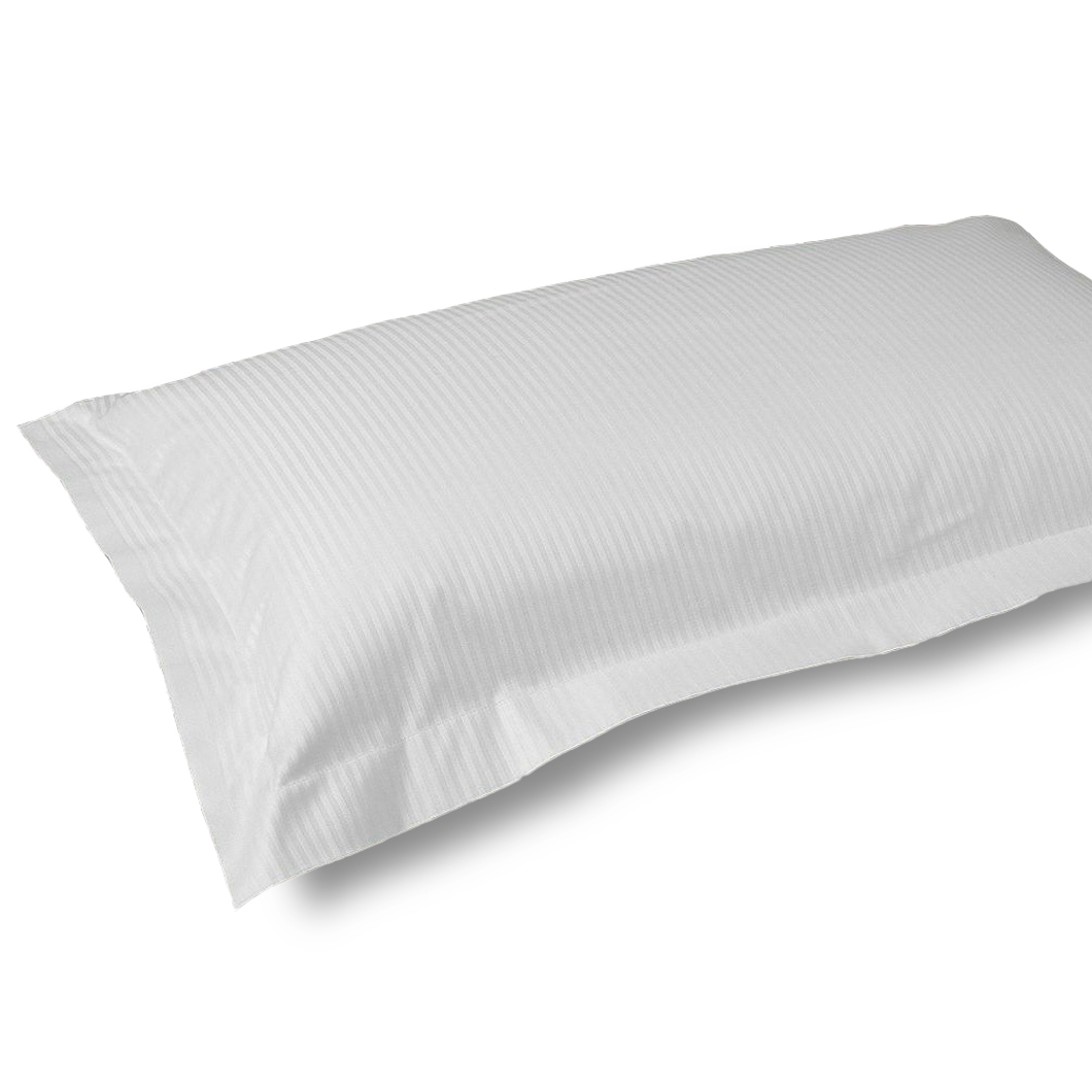 PILLOWCASE WITH SATIN NARROW LINES