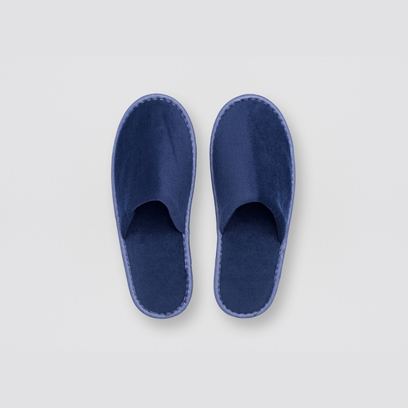 PANTOFOLA SPUGNA LUX BLU
