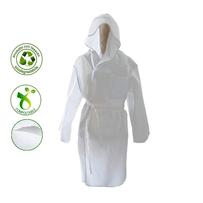 BIODEGRADABLE AND REUSABLE BATHROBE